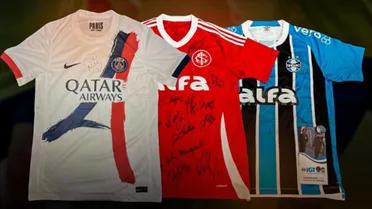 Camisas de PSG, Flamengo, Athletico e outros clubes vão a leilão em corrente por hospital