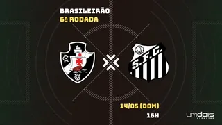 Vasco x Santos: onde assistir, horário, escalações e arbitragem
