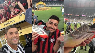 Torcedor do Athletico sai da Arena com chuteira de Hulk: “Humilde”