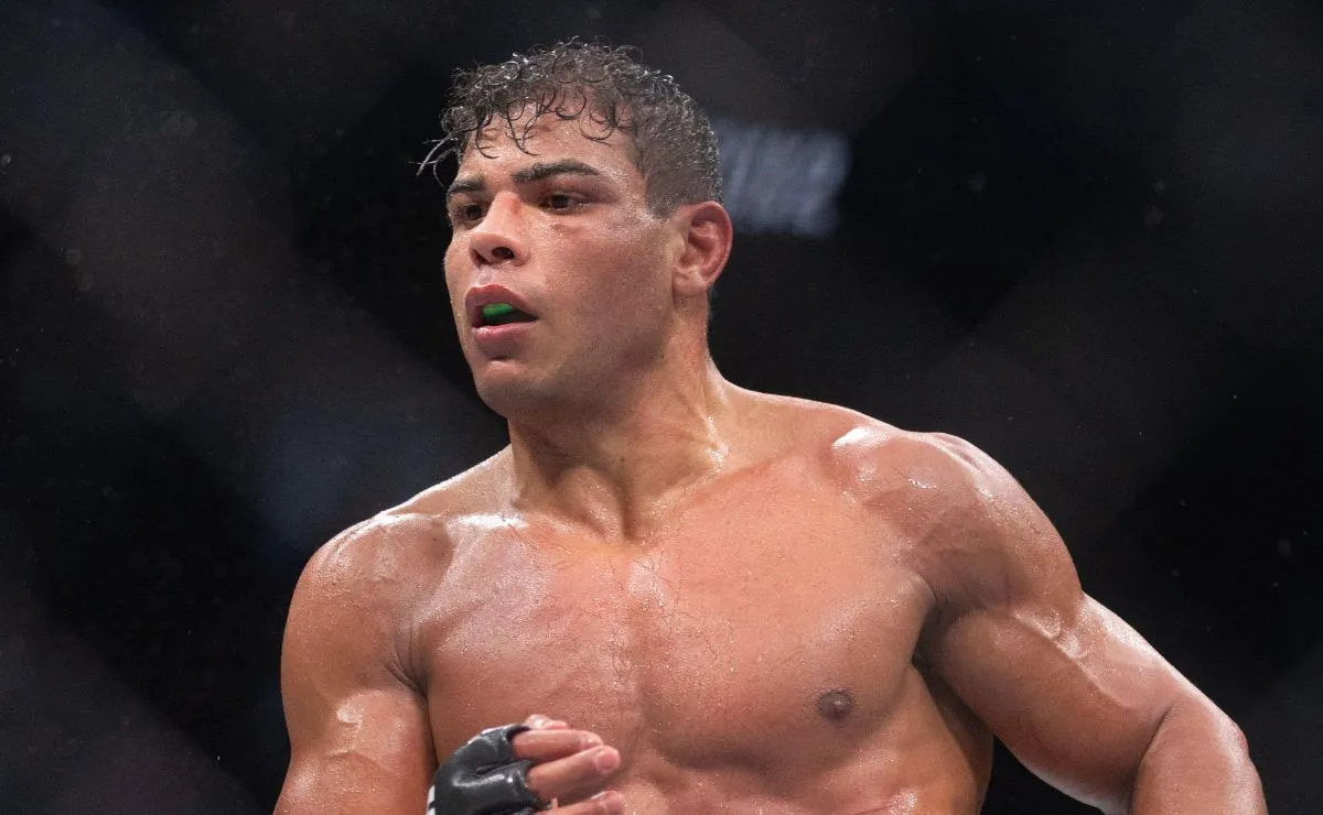 Paulo Borrachinha em sua última luta no UFC.