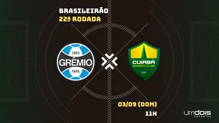 Grêmio x Cuiabá: Escalações prováveis, como assistir, data e horário