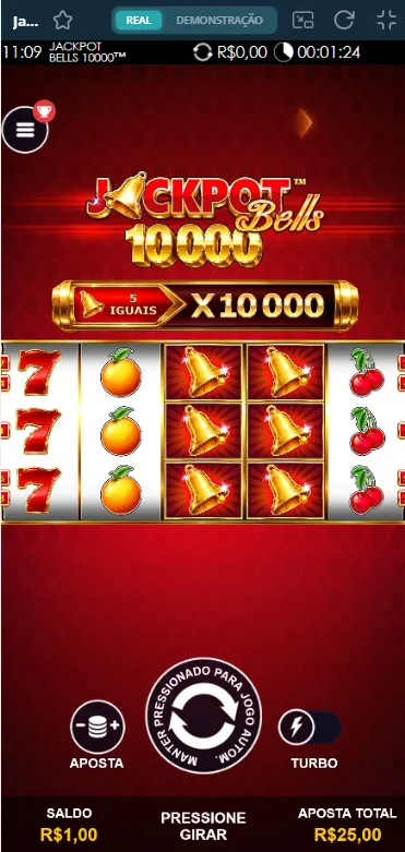 Jackpot Bells 10000 na Novibet
