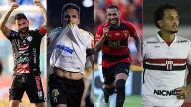 Quarteto ex-Coritiba briga pela artilharia da Série B