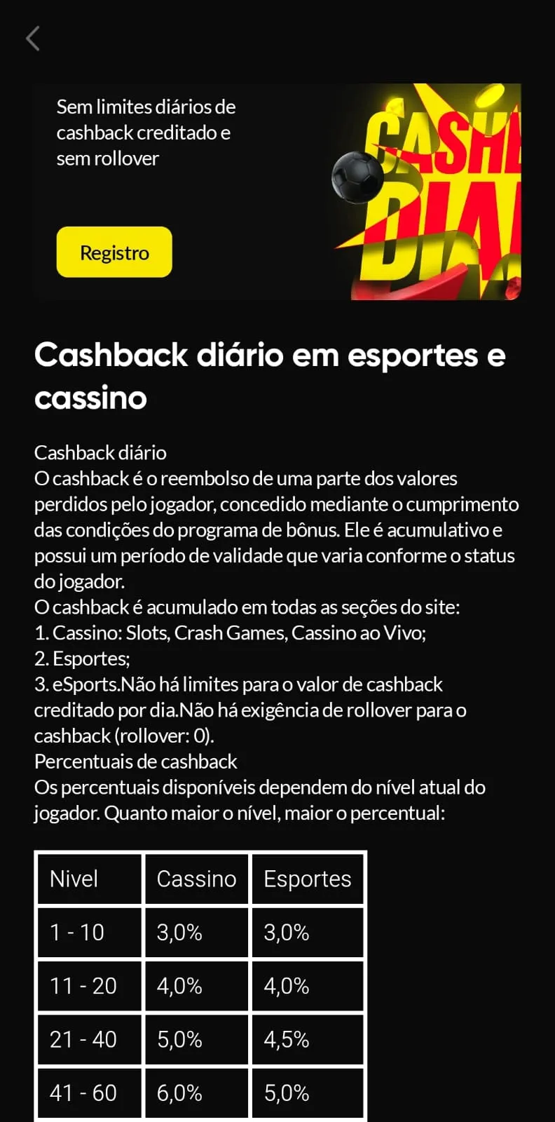 Missão disponível na Betboom com 20 giros grátis e botão para ativar missão.