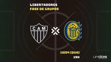 Atlético-MG x Rosario Central: escalações prováveis, como assistir, data e horário