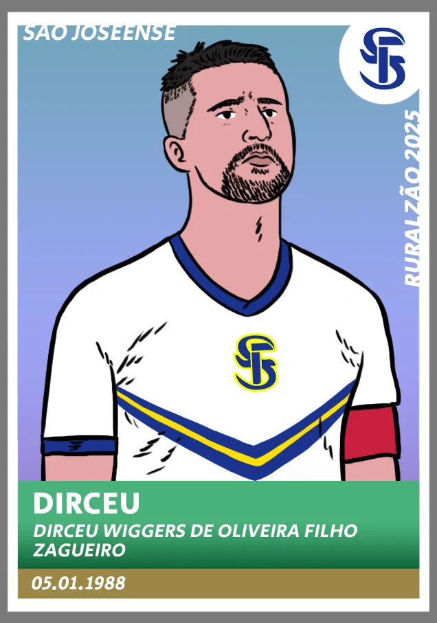 Guia Paranaense 2025 - figurinha Dirceu São Joseense