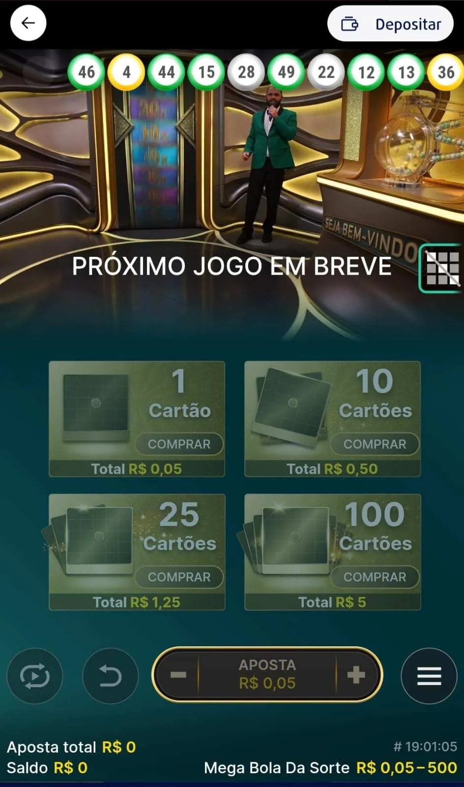 Mega Bola da Sorte na Lottoland com próxima rodada a começar e cartelas a partir de R$ 0,05.