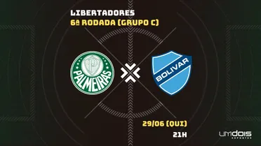 Palmeiras x Bolívar: Escalações prováveis, como assistir, data e horário