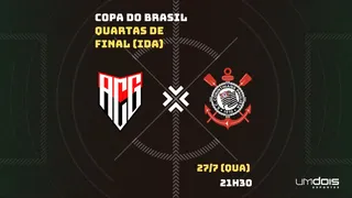 Atlético-GO x Corinthians: veja onde assistir ao vivo, horário, escalações e arbitragem