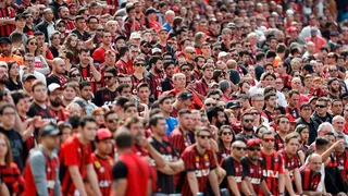 Nenhum ferido em Atlético e Flamengo na Arena. Só a cultura do futebol