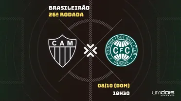 Atlético-MG x Coritiba: Escalações prováveis, como assistir, data e horário