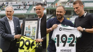 Coritiba presta homenagens a ex-goleiro Wilson e zagueiro Henrique