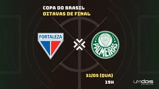 Fortaleza x Palmeiras: onde assistir, horário, escalações e arbitragem