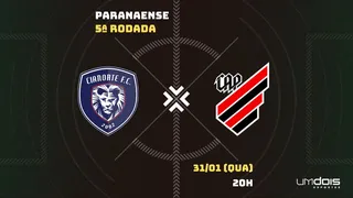 Cianorte x Athletico: Escalações prováveis, como assistir, data e horário