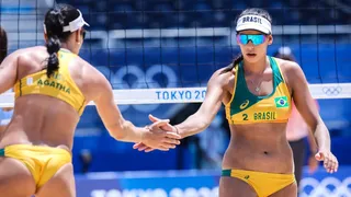 Ágatha e Duda perdem para a Alemanha e estão eliminadas