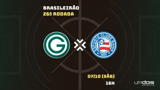 Goiás x Bahia: onde assistir, horário e escalações da partida pelo Brasileirão