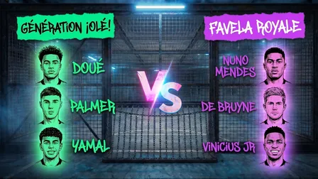 Vini Jr ou Lamine Yamal? Vote no melhor trio da Batalha dos Craques