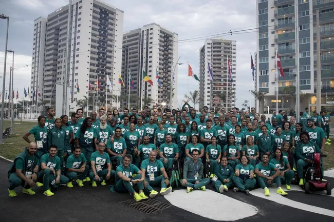 Parte da delegação brasileira que participou da Rio-2016. (Foto: Daniel Zappe/CPB)