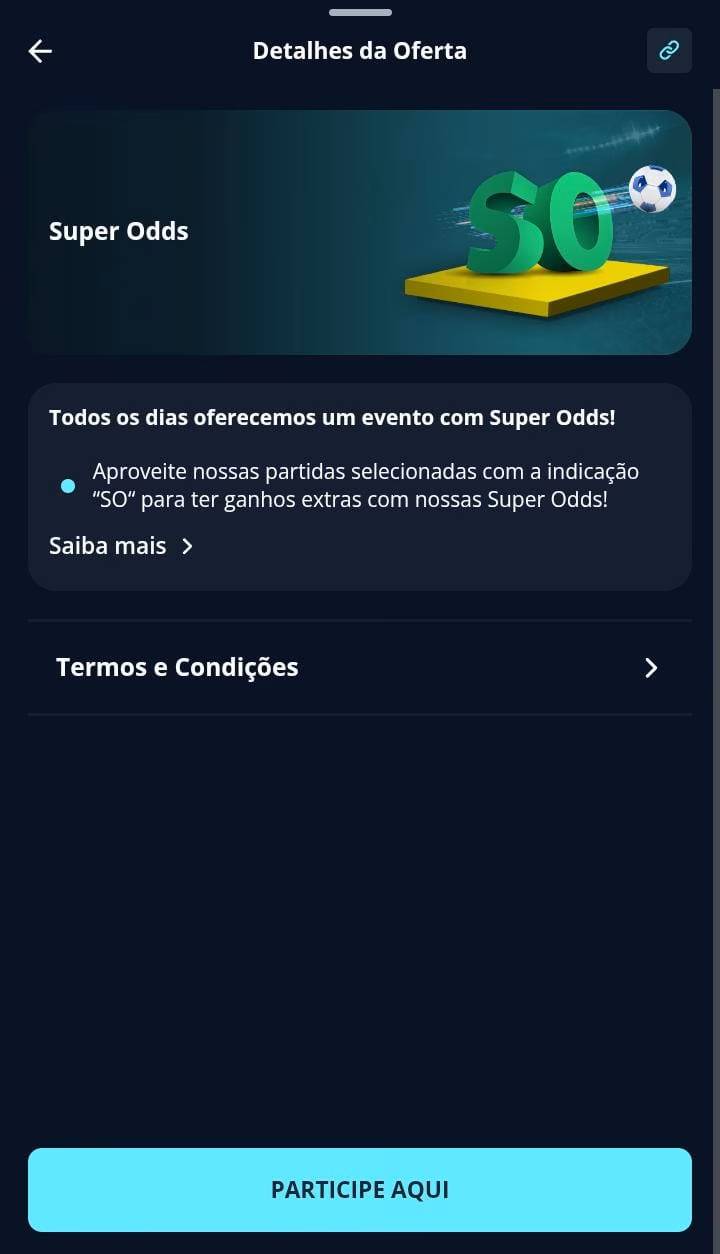 Oferta das Super Odds na Novibet, com texto indicando como a oferta funciona e sigla SO no banner