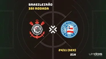 Corinthians x Bahia: escalações prováveis, como assistir, data e horário