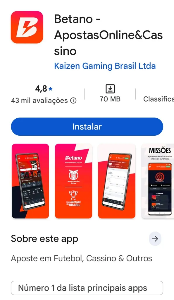 Como baixar Betano app na Play Store