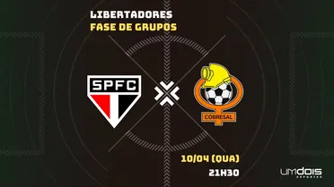 São Paulo x Cobresal: escalações prováveis, como assistir, data e horário