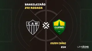 Atlético-MG x Cuiabá: Escalações prováveis, como assistir, data e horário