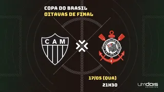 Atlético-MG x Corinthians: onde assistir, horário, escalações e arbitragem