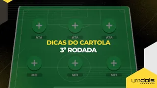 Cartola: Dicas para pontuação, valorização e mais escalados para a 3ª rodada