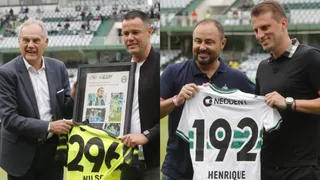 Coritiba presta homenagens a ex-goleiro Wilson e zagueiro Henrique