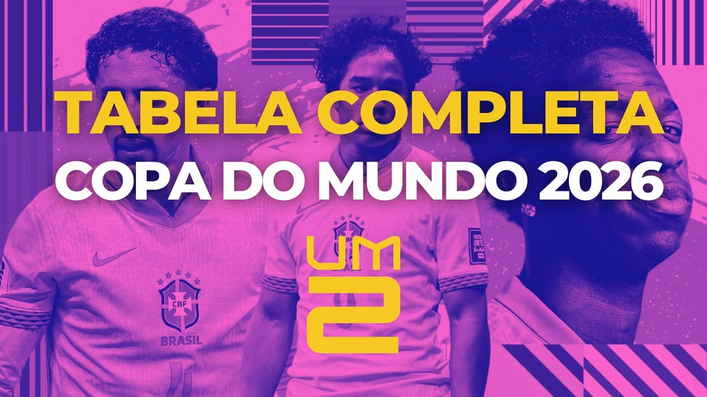 Tabela completa da Copa do Mundo 2026: Datas, horários e locais dos jogos