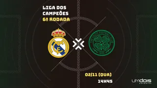 Real Madrid x Celtic: veja onde assistir ao vivo, horário e escalações