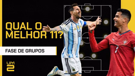 Messi, Cristiano Ronaldo, Mbappé… Escale o melhor 11 da fase de grupos da Copa do Mundo