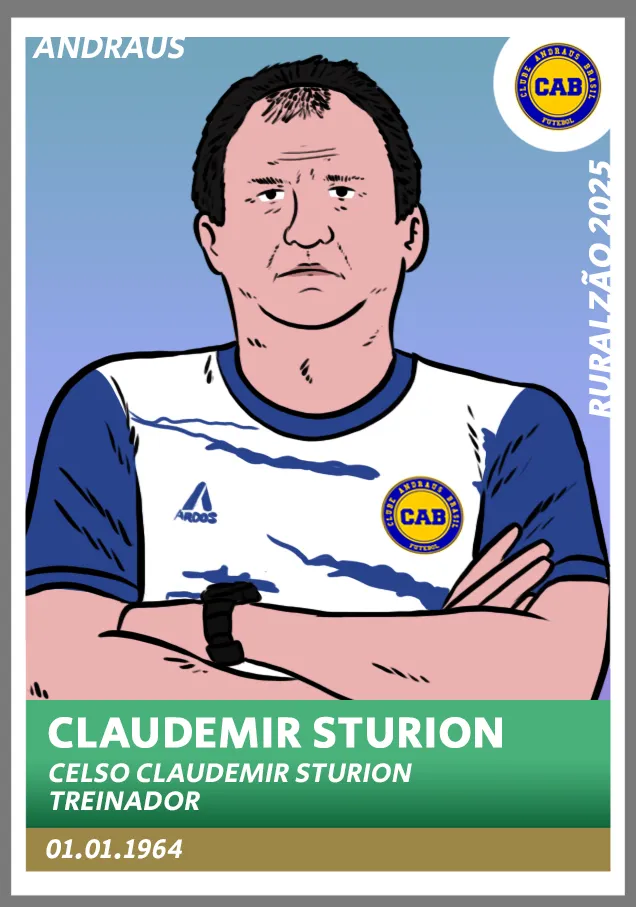Guia Paranaense 2025 - figurinha Claudemir Sturion Andraus