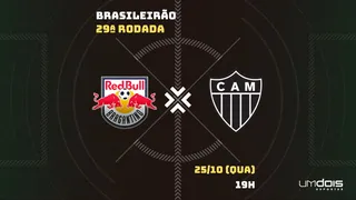 Bragantino x Atlético-MG: Escalações prováveis, como assistir, data e horário