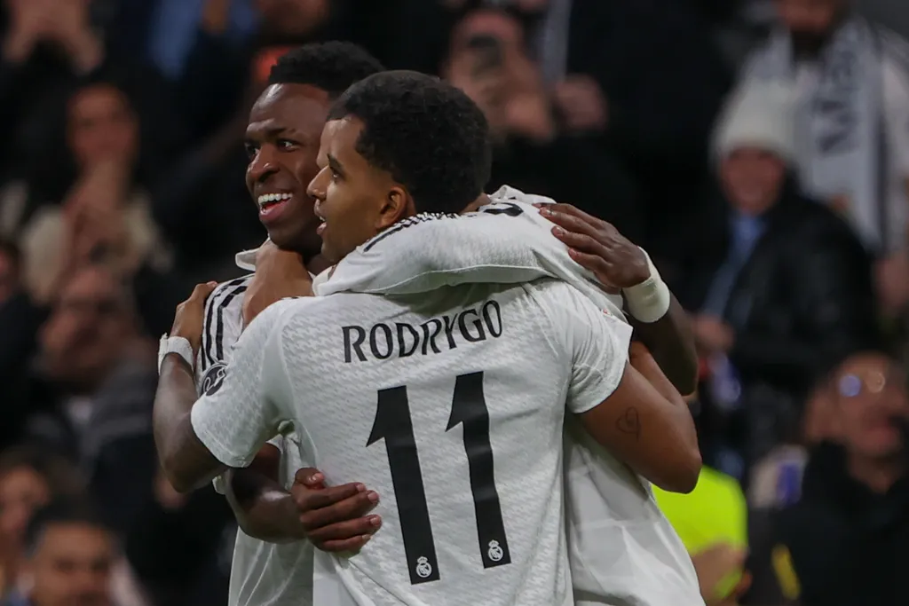 Real Madrid Vs Salzburg in Madrid, Spain - 22 Jan 2025