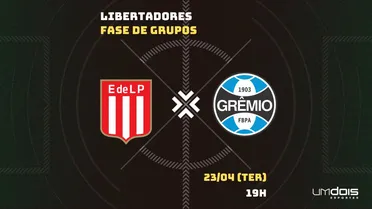 Estudiantes x Grêmio: onde assistir, horário e escalações