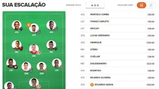 Cartola FC 2018 – 1ª rodada: sugestão de time para valorizar