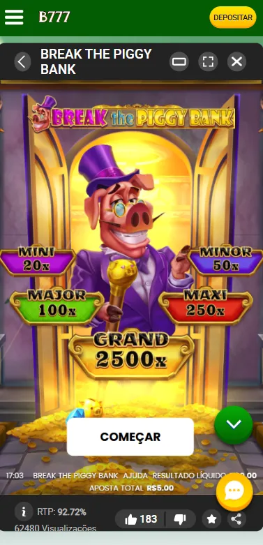 Break the Piggy Bank-brazino777