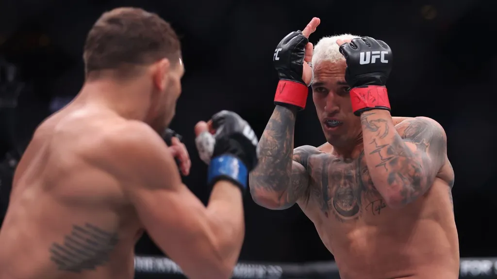 Michael Chandler e Charles do Bronx no UFC 309. Foto: Icon sport