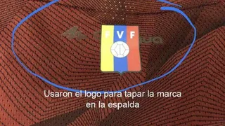 Venezuela joga com camisa comprada de improviso na Decathlon