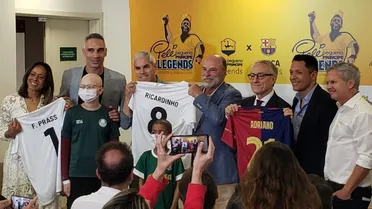 Pelé Pequeno Príncipe Legends x Barça Legends: veja como comprar ingressos