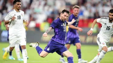 Messi marca, e Argentina goleia Emirados Árabes em amistoso