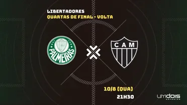 Palmeiras x Atlético-MG: veja onde assistir ao vivo, horário, escalações e arbitragem