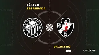 Operário x Vasco: veja onde assistir ao vivo, horário, escalações e arbitragem