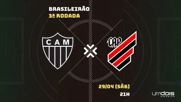 Atlético-MG x Athletico: Escalações prováveis, como assistir, data e horário