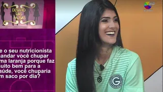Com perguntas maliciosas, programa da Band constrange musa do Goiás