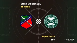 Humaitá x Coritiba: Escalações prováveis, como assistir, data e horário