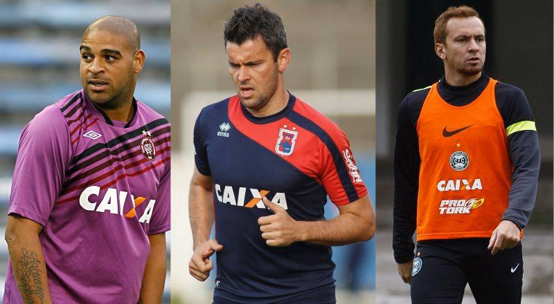 Adriano, Gincarlo e Zé Love: quem foi a grande decepção do futebol paranaense em 2014? (Arquivo Gazeta do Povo)