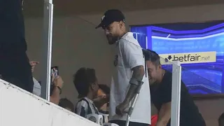 Neymar lamenta rebaixamento do Santos à Série B